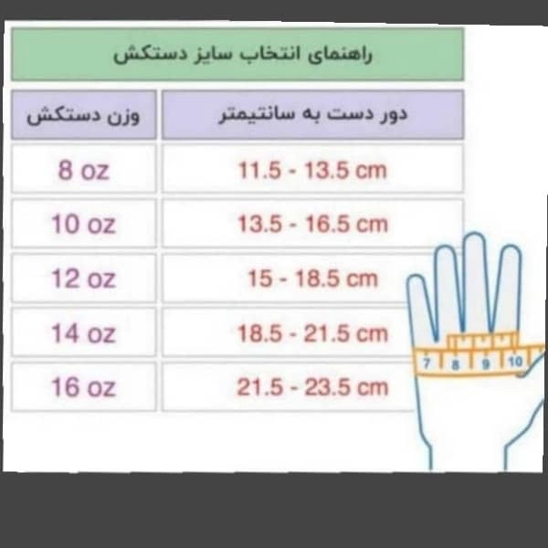 دستکش بوکس ریس مدل super fiter 1403