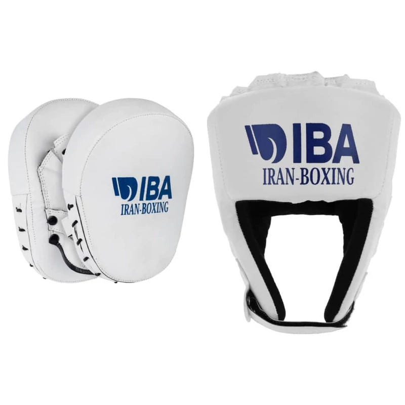 کلاه رزمی مدل aiba pro 2000 به همراه میت رزمی بسته 3 عددی مدل 2